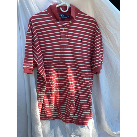 Polo by Ralph Lauren Red-Striped Golf Shirt - Men's SIZE XXL Great Condition! - Picture 1 of 3